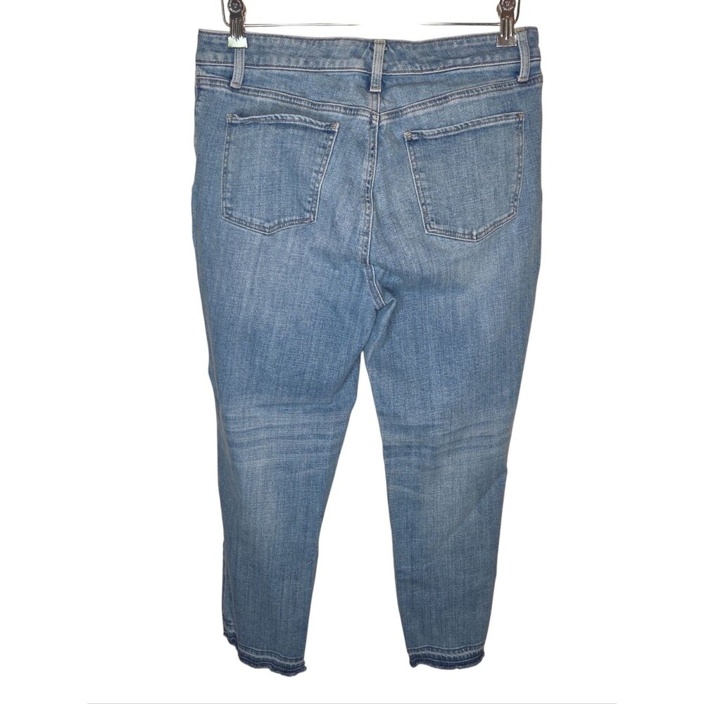 Talbots Flawless Five-Pocket Slim Taper Released Hem Denim Jeans, Size 10 - Picture 2 of 8